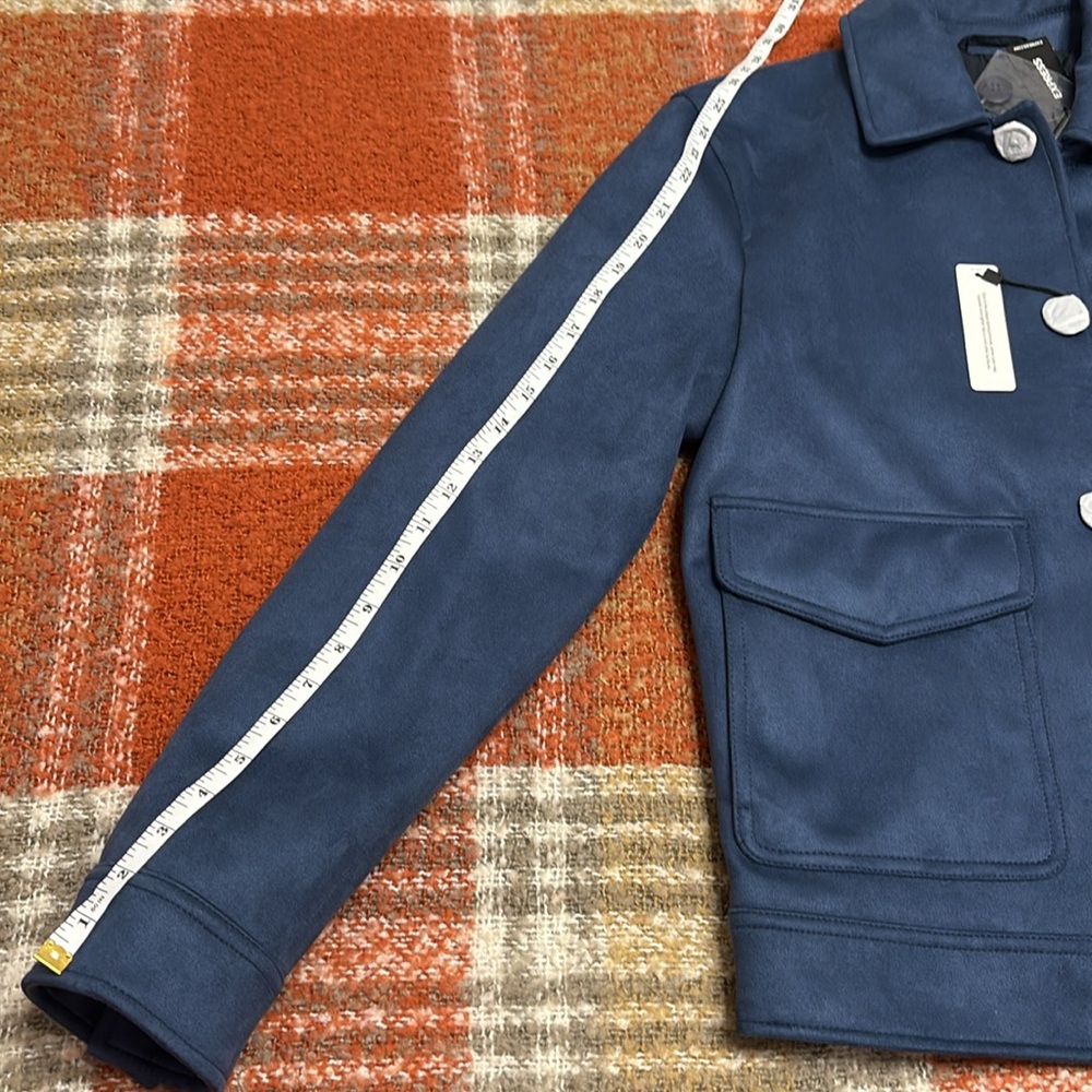 Express Men's Deep Blue Jacket - Picture 11 of 11